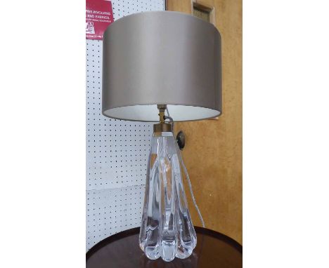 PORTA ROMANA JELLY MOULD TABLE LAMP, with shade, 55cm H. 