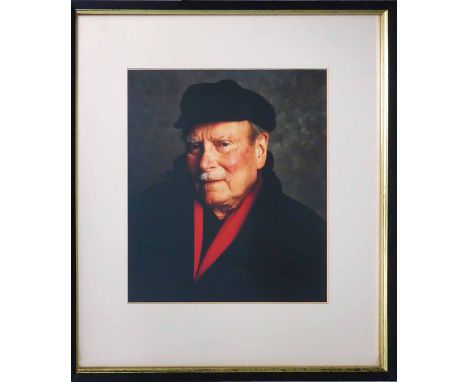 LORD SNOWDON (1930-2017) 'Portrait of Laurence Olivier', signed and dated verso, April 1987, job 1410, framed and glazed, 44c