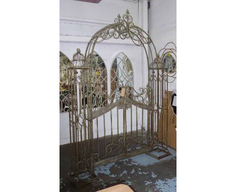 ARCHITECTURAL GARDEN GATE, French style, 180cm W.
