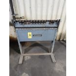 Lockformer 30" Cleat Bender, with Stand