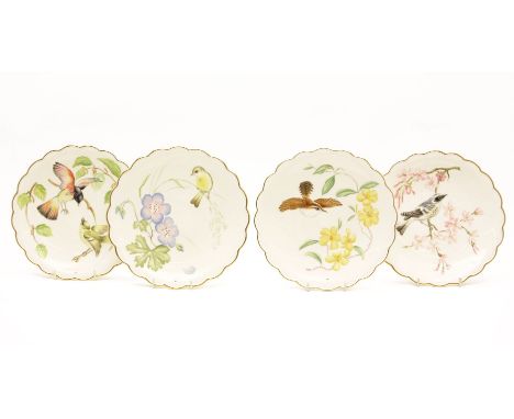 Fifteen Royal Worcester dessert plates, The Birds of Dorothy Doughty, various dates, all boxed