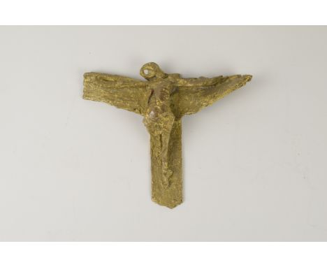 GRAHAM SUTHERLAND, O.M. (1903-1980), LOUIS OSMAN (1914-1996); Prototype bronze and gold leaf cast of 'The Cross of Ely', 6in 
