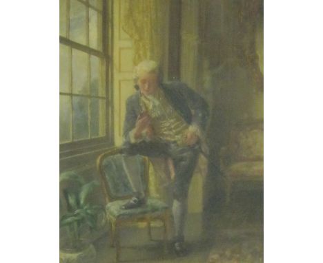 CIRCLE OF GEORGE GOODWIN KILBURNE (1839-1924)'Memories'oil on panel11 1/2 x 8 1/2 in  (29.3 x 21.7cm)