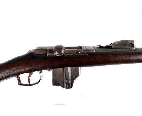 A 19th century Dutch Beaumont bolt action rifle, by P.Stevenson, dated 1874, marked 212 on receiver and 442 on the bolt assem