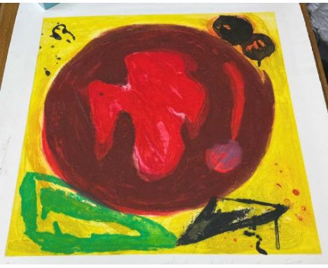 † JOHN HOYLAND (1934-2011); signed limited edition lithograph, numbered 36/44, 54.5 x 60cm, unframed.Condition Report: Some s