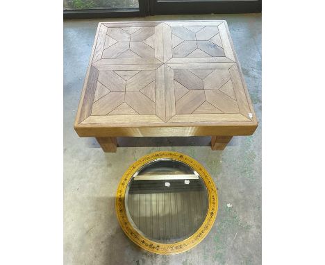 A coffee table and mirror (2)