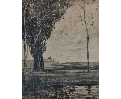 Alfred Bennett (19th – 20th Century) British. Landscape, Print, 12” x 9.25”, and another by the same hand (2).