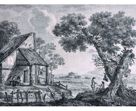 After Jean Pillement (1728-1808) French. ‘Le Midi’, Engraved by ‘Norton’, Unframed, overall 15.5” x 17.75”, and a large quant