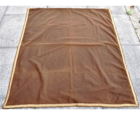 AN EDWARDIAN COACHING BLANKET  127CM X 151CM, PROVENANCE: Last used by a GP who was a relative of the previous vendors family