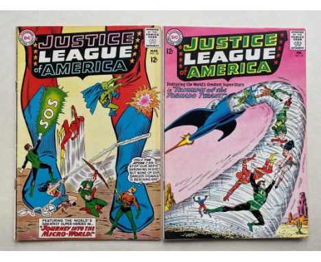 JUSTICE LEAGUE OF AMERICA #17, 18 (2 in Lot) - (1963 - DC - Cents Copy - FN/VFN) - Run includes Superman, Batman, Wonder Woma