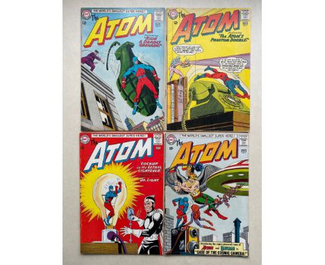 ATOM #7, 8, 9, 10 (4 in Lot)  - (1963 - DC - Cents Copy - FN/VFN - Run includes First Hawkman crossover, Second appearance of