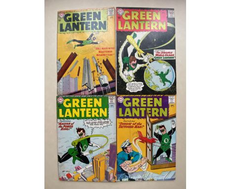 GREEN LANTERN #21, 22, 23, 24 (4 in Lot) - (1963 - DC) FN (Cents Copy) - Run includes Origin and first appearance of Dr. Pola
