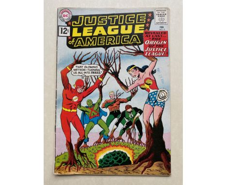 JUSTICE LEAGUE OF AMERICA #9 - (1962 - DC) VG+/FN (Cents Copy) - Superman, Batman, Wonder Woman, Flash, Green Lantern, Green 