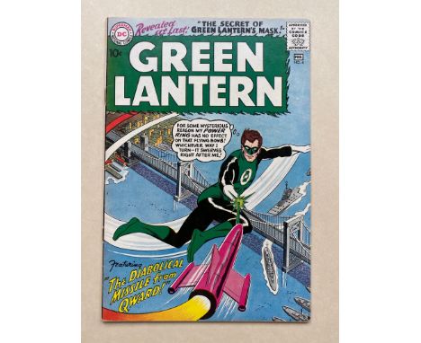 GREEN LANTERN #4 - (1961 - DC) FN/VFN (Cents Copy) - A backup feature reveals the secret of Green Lantern's mask - Gil Kane c