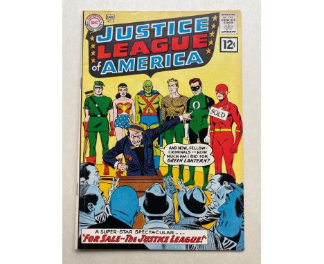 JUSTICE LEAGUE OF AMERICA #8 - (1962 - DC) FN+/VFN (Cents Copy) - Featuring Green Lantern, Green Arrow, Flash, Aquaman, Wonde