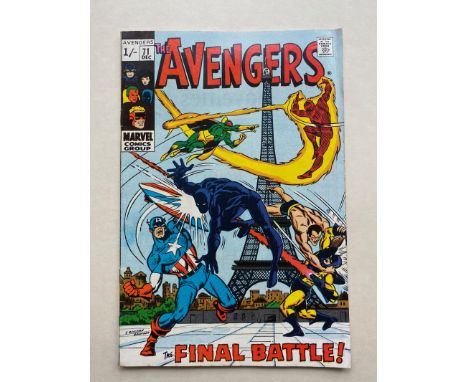AVENGERS #71 (INVADERS) - (1969 - MARVEL - Pence Copy - FN/VFN) - First Silver Age appearance of the Invaders (Golden Age Cap