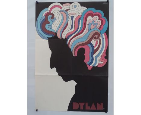 BOB DYLAN (1967) - Created in 1967 by Milton Glaser for Bob Dylan's Greatest Hits record album with an example of this poster