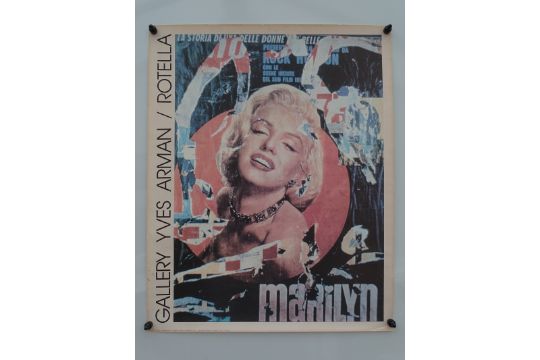 Pair Of Commercial Posters The Beatles Anthology 2 Appearing Soon And Marilyn Rolled