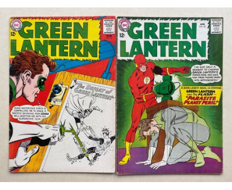 GREEN LANTERN #19, 20 (2 in Lot) - (1963 - DC) FN (Cents Copy) - Run includes Flash crossover and a Sonar appearance - Gil Ka