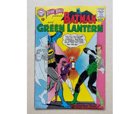 BRAVE &amp; BOLD #59 - BATMAN &amp; GREEN LANTERN - (1965 - DC) FN/VFN (Cents Copy) - First Batman team-up of the series - Gi