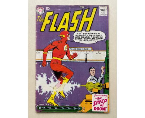 FLASH #108 (1959 - DC) VG (Cents Copy) - The Gorilla Grodd trilogy concludes - Cover and interior art by Carmine Infantino - 