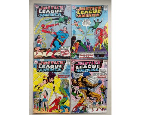JUSTICE LEAGUE OF AMERICA #20, 23, 24, 25 (4 in Lot) - (1963 - DC - Cents Copy - FN/VFN) - Run includes Superman, Batman, Won