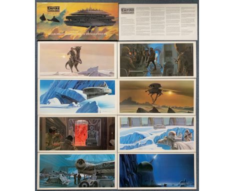 THE EMPIRE STRIKES BACK (1980) - Complete Ralph McQuarrie artwork portfolio of 24 x prints - First Edition 1980 - Each lithog