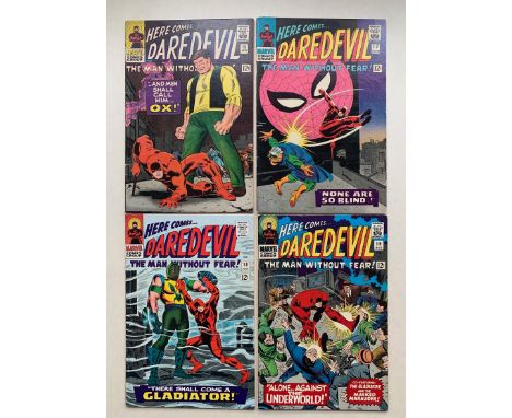 DAREDEVIL #15, 17, 18, 19 (4 in Lot) - (1966 - MARVEL) - FN/VFN (Cents Copy) - Run includes "Death" of the Ox, Spider-Man, Ma