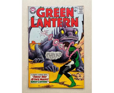 GREEN LANTERN #34 (1965 - DC) FN/VFN (Cents Copy) - Hector Hammond appearance - Gil Kane cover and art - Fine to Very Fine - 