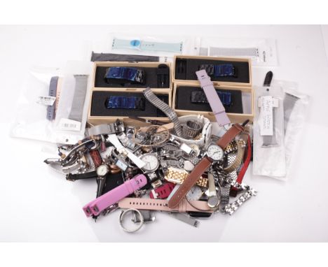 Nine miscellaneous modern and vintage wristwatches. Makes include Accu 2, Avia, Pulsar, Rotary, Redherring, 'Whatever it Take