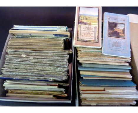 A Collection of Ordnance Survey Maps within two boxes, to include country around London, Cheltenham and many others