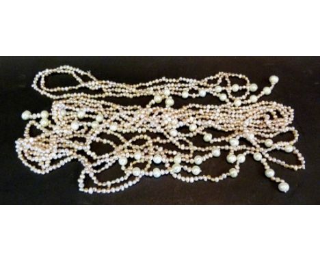 A Multi-Strand Freshwater Pearl Necklace