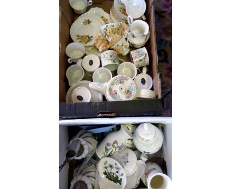 A Collection of Port Meirion Ceramics, to include a coffee service together with a Royal Albert tea service and a small colle