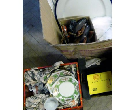 A Collection of Items to include an Oval Meat Platter, a tea service, various items of ephemera
