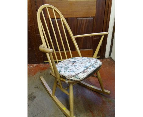 Ercol light wood rocking chair