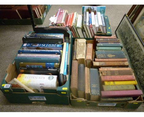 Three boxes of vintage and other books