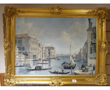 Classical print of Venice in an excellent gilt frame