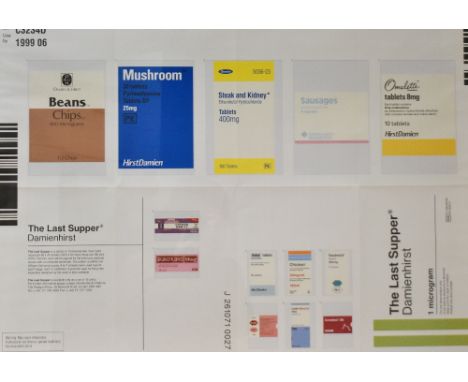 After Damien Hirst (British b.1965) A rare coloured advertising poster for Damien Hirst's The Last Supper thirteen screenprin