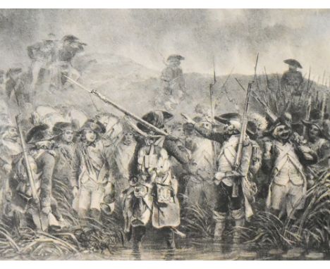 After Denis Auguste Marie Raffet (French, 1804-1860) printed by Chez Gihaut Frères (French, 19th century) monochromatic print