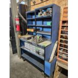 STEEL WORK BENCH ON WHEELS