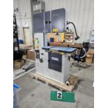 MODERN KV-60 VERTICAL BANDSAW, 220 V, 3 PH, 60 HZ, 2 HP. S/N V61013 (UNUSED)