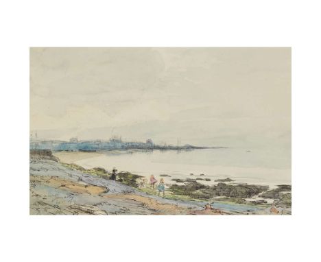  JAMES MCBEY (SCOTTISH 1883–1959) MACDUFF - 1914 Signed, inscribed with title and dated ‘Sept. 1914’ lower left, watercolour 