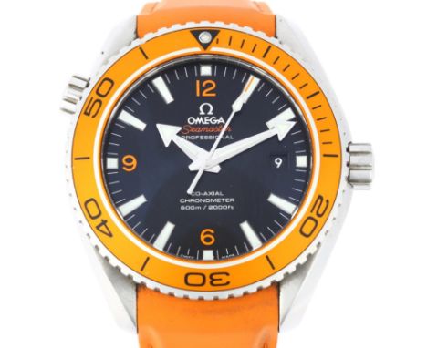 OMEGA - a stainless steel Seamaster Planet Ocean 600M Professional automatic calendar wristwatch, ref. 232.32.46.21.01.001, b