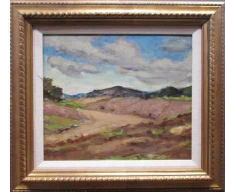 Mari Henry Mackenzie (Dutch, 1878-1961) - Country stream; and Sand dunes, oil on board, one signed lower right "M H Mackenzie