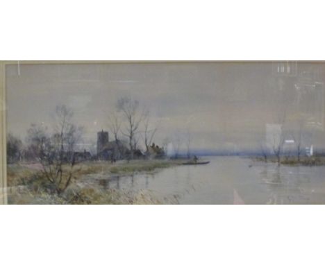 Robert Winchester Fraser (British, 1848-1906) Harleston, Norfolk signed lower right "R W Fraser, Harleston, Norfolk" watercol