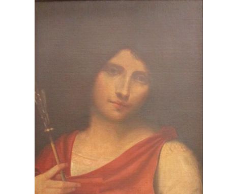 After Rembrandt, an old master copy and another after Holbein, oil on panels, 43 x 36 cm and 44 x 27 cm (2) 