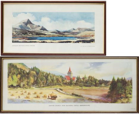 A pair of carriage prints both from the BR Scottish Region series. SCHIEHALLION, NEAR KINLOCH RANNOCH, PERTHSHIRE by W. Dougl