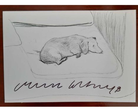 David Hockney R.A. (British 1937-) "Stanley", signed and dated '93 in pen by the artist, with a pencil reference on verso to 