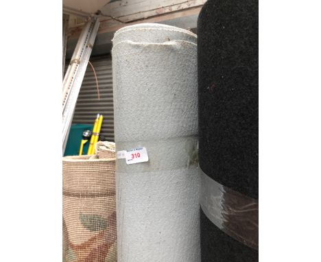 2 rolls of light grey carpet 20m X 2m all together 