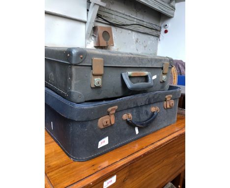 Two vintage suitcases 